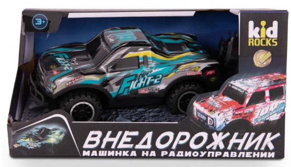 Kid Rocks Машинка радиоуправляемая Внедорожник-пикап / цвет синий