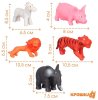 Крошка Я Набор резиновых игрушек для ванны «Животные»