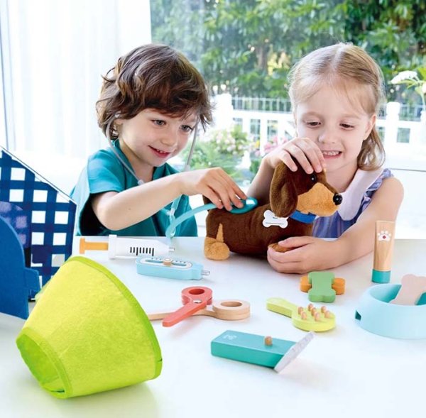 Hape Игровой набор "Ветеринарная клиника" для щенков