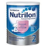 Сухая молочная смесь Нутрилон Гипоаллергенный 2 (R) с 6 месяцев 400 гр					