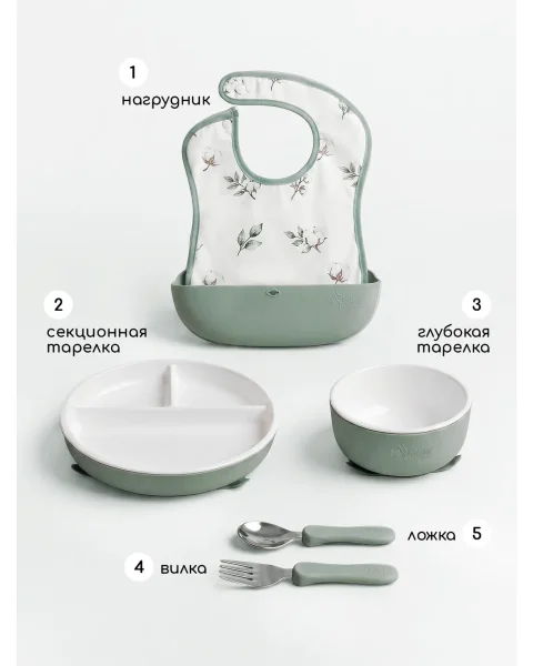 Набор керамический 5 предметный. - Sage 