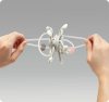 Heorshe Прорезыватель-игрушка Galaxy Teether / цвет розовый