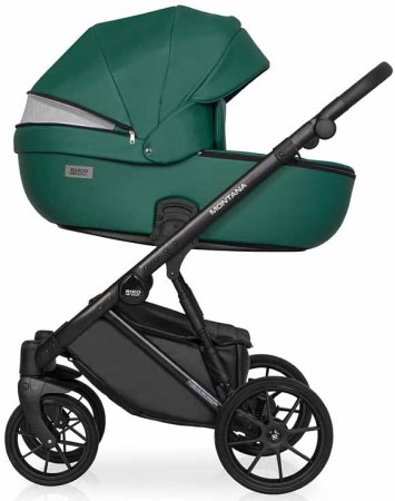 Riko Basic Коляска Montana 3 в 1 Ecco / цвет Emerald (изумруд)