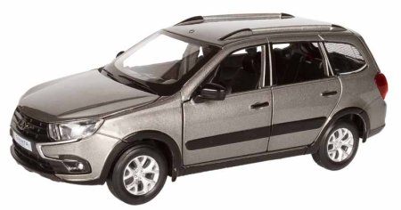 Автопанорама Машина металлическая Lada Granta Cross / цвет серый