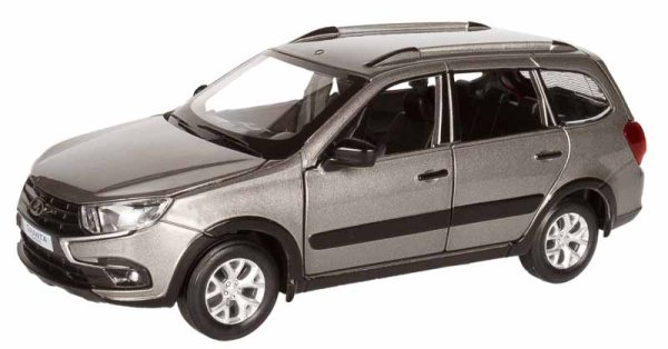 Автопанорама Машина металлическая Lada Granta Cross / цвет серый
