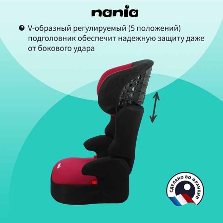 Nania Автокресло Befix Access (15-36 кг) / цвет Red (черный-красный)