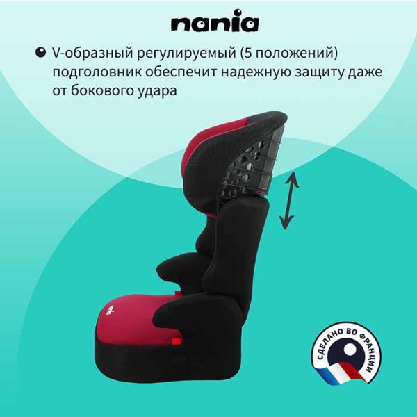 Nania Автокресло Befix Access (15-36 кг) / цвет Red (черный-красный)