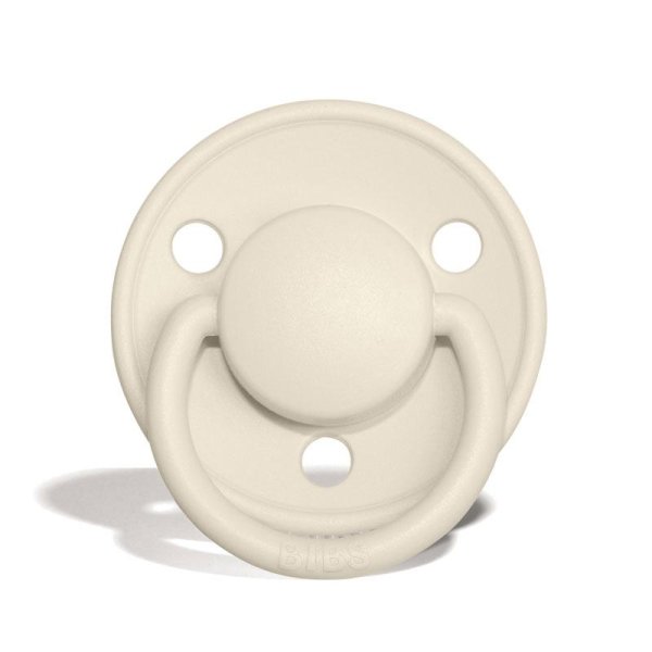 BIBS Соска-пустышка De Lux Silicone, 0-6 месяцев / цвет Ivory