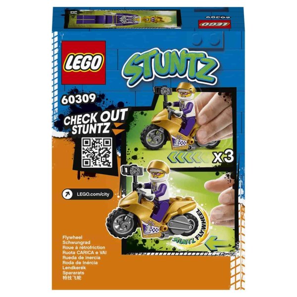 Lego City Конструктор "Трюковый мотоцикл с экшн-камерой"