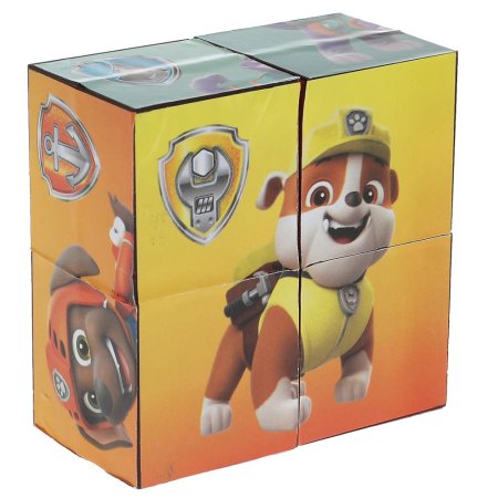 Играем вместе Набор кубиков «Щенячий патруль», 4 штуки