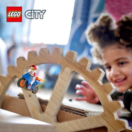 Lego City Конструктор "Реактивный трюковый мотоцикл" 60298