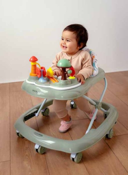 Amarobaby Ходунки с электронной панелью Running Baby / цвет розовый