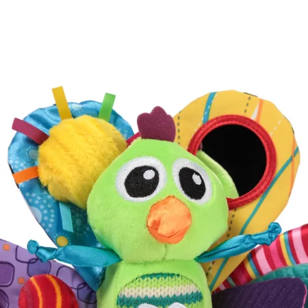 Lamaze (Ламаз) игрушка с подвесом развивающая для малышей Павлин Жак 
