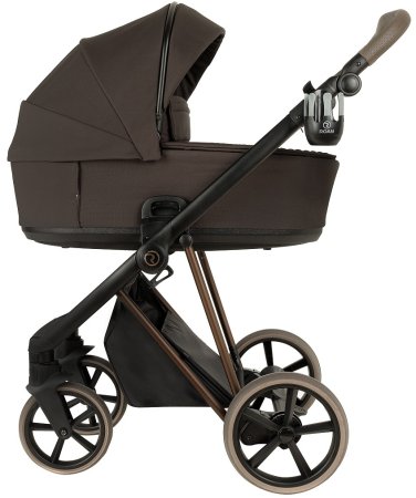 ROAN Коляска 2 в1 Sol Luxury короб+прогул (Turkish Coffe/Bronze/руч.Capp/к.Capp)