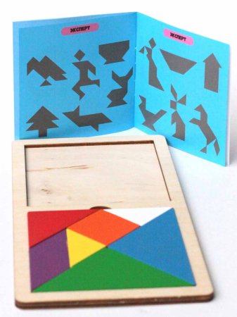 Десятое королевство Игра головоломка деревянная "Танграм"