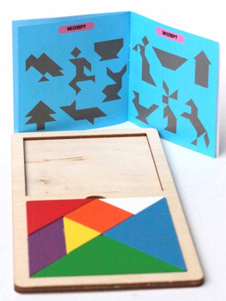 Десятое королевство Игра головоломка деревянная "Танграм"