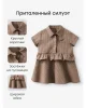 (м)88700-0,К-кт:платье и трусы(шокол.полоски) (р. 80-86)