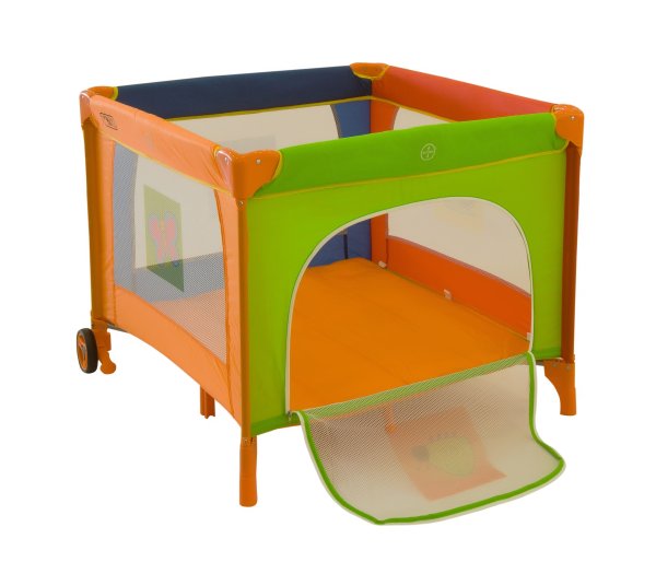 детские Детский манеж квадратный Urban Baby: CUBE: Animals / 1 уровень / оранжевый