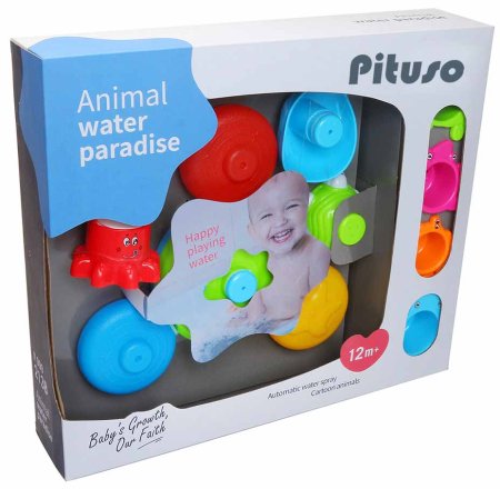 Pituso Набор игрушек для ванны "Праздник на воде"