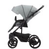 Bebetto Детская коляска 2 в 1 Torino TEX Цвет / 01 лиловый с рисунком (ткань) / рама черная