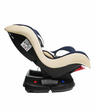 Bambini Moretti Детское автомобильное кресло BM-303 / группа 0+/I, Lux, цвет / темно - синий-бежевый