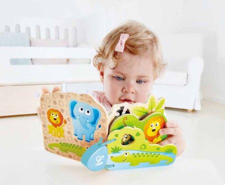 Hape Детская книга "Дикие животные"  – внешний вид и детали