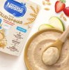 Nestle Каша молочная пшеница-земляника-яблоко, с 8 месяцев, 200 г