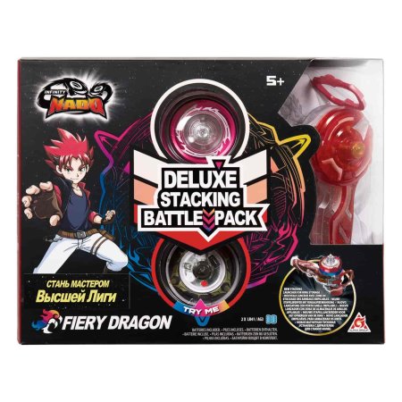  Инфинити Надо. Волчок Стакинг Делюкс, Fiery Dragon. TM Infinity Nado