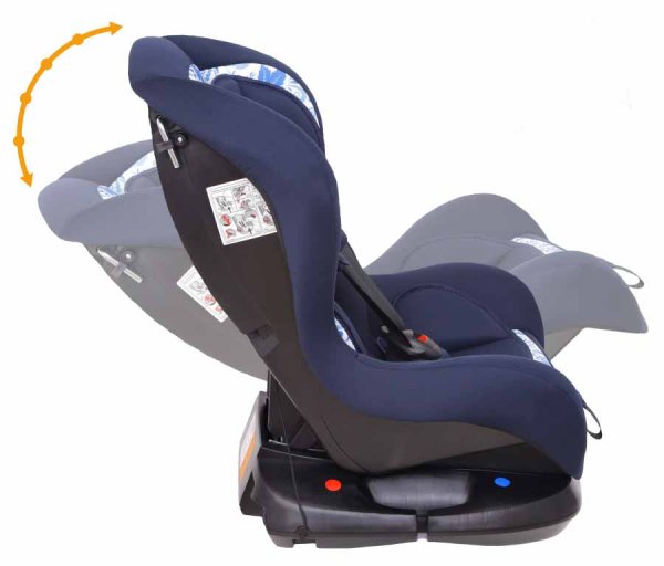 Zlatek Автокресло Galleon lux этно (0-18 кг) / цвет синий + принт