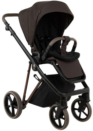 ROAN Коляска 2 в1 Sol Luxury короб+прогул (Turkish Coffe/Bronze/руч.Capp/к.Capp)