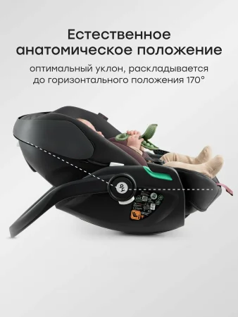Автокресло SAFER PRO 0-13 (black & bordeaux)