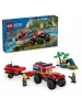 Конструктор LEGO City «Пожарная машина 4×4 со спасательной лодкой» 4x4 Fire Truck with Rescue Boat