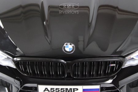 A555MP Электромобиль BMW M5 Competition (Черный глянец)