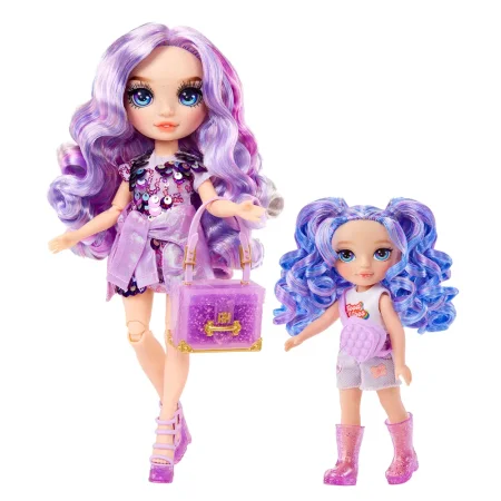 RAINBOW HIGH(Рейнбоу Хай) Кукла Littles Аметист 15 см фиолетовая с аксессуарами