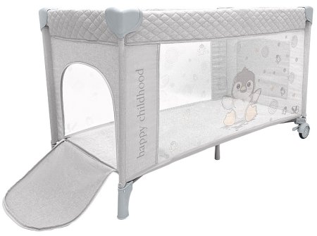 Sweet Baby Кровать-манеж Nini Grey Penguin