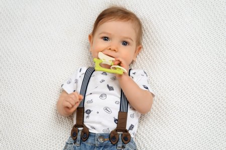 Roxi Kids Универсальный прорезыватель Лисичка / Цвет зелёный