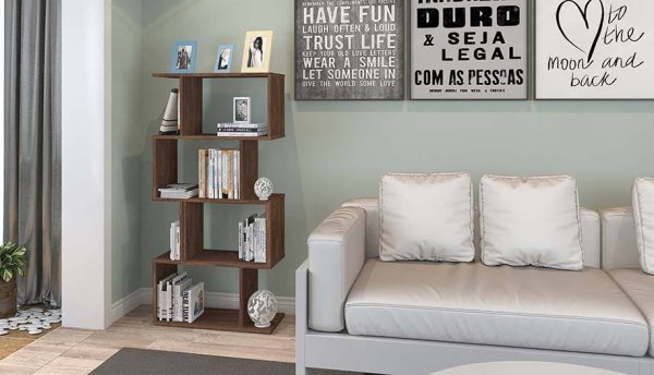 Polini Home Стеллаж фигурный Smart, 4 секции / цвет винтаж