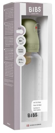 Bibs Бутылочка для кормления с латексной соской Sage, 270 мл