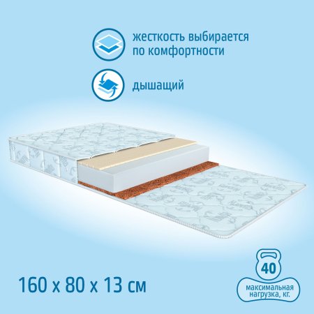 Nuovita Детский матрас Cespo  / цвет голубой