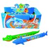 1toy Аквамания, водяная помпа в виде  акулы/крокодила, со стикером, 46 см