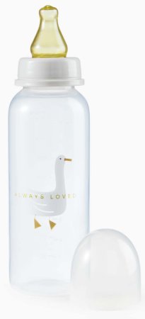 Happy Baby Бутылочка для кормления с латексной соской Goose, 250 мл