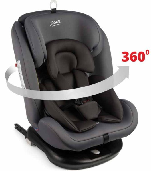 Siger Автокресло Престиж Isofix (0-36 кг) / цвет мокко