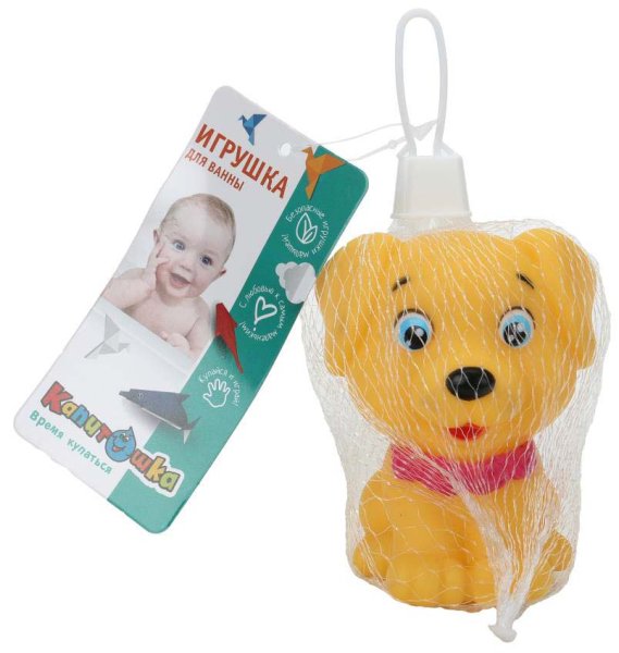 Капитошка Игрушка для детской ванны «Собачка»