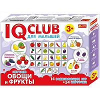 Ранок Детская развивающая игра IQ-club " Изучаем овощи и фрукты. Для малышей "