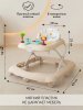 Ходунки с электро.панелью Amarobaby, First Steps (Beige/бежевый)