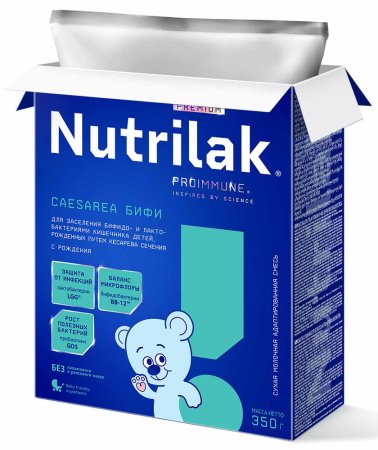 Nutrilak Молочная смесь Premium Caesarea Бифи, с рождения, 350 г