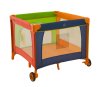 Детский манеж квадратный Urban Baby: CUBE: Animals / 1 уровень / оранжевый