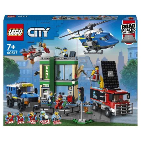 Lego City Конструктор "Полицейская погоня в банке" 60317