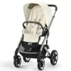 Коляска 2в1 Cybex Talos S Lux TPE + спальный блок + дожд 2022 (Seashell Beige)