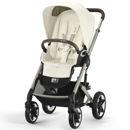 Коляска 2в1 Cybex Talos S Lux TPE + спальный блок + дожд 2022 (Seashell Beige)